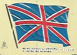 Postcards: CROMO COLECCION UNIVERSAL 2012: BANDERA GRAN BRETA&Ntilde;A. Numero 311 - Varios