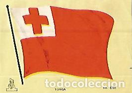 Postkarten: CROMO COLECCION UNIVERSAL 2054: BANDERA TONGA. Numero 408 - Varios