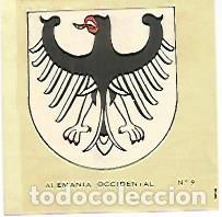 Postkarten: CROMO COLECCION UNIVERSAL 2060: ESCUDO ALEMANIA OCCIDENTAL. Numero 9 - Varios
