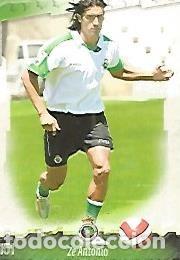 Postales: CROMO ALBUM LAS FICHAS DE LA LIGA: Racing de Santander: Ze Antonio - Varios