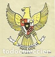 Postcards: CROMO COLECCION UNIVERSAL 2127: ESCUDO INDONESIA. Numero 185 - Varios
