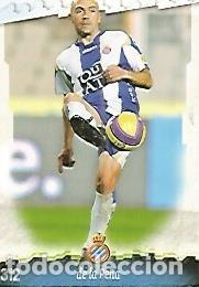 Postales: CROMO ALBUM LAS FICHAS DE LA LIGA: Espanyol: De la Pe&ntilde;a - Varios
