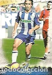 Postcards: CROMO ALBUM LAS FICHAS DE LA LIGA: Malaga: Paulo Jorge - Varios