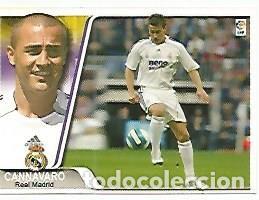 Postkarten: CROMO ALBUM LIGA DE FUTBOL 2007-2008: Cannavaro (no 6) Real Madrid - Varios