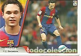 Postcards: CROMO ALBUM LIGA DE FUTBOL 2007-2008: Iniesta (no 32) F. C. Barcelona - Varios