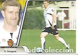 Postales: CROMO ALBUM LIGA DE FUTBOL 2007-2008: Sergio (no 97). Real Zaragoza - Varios