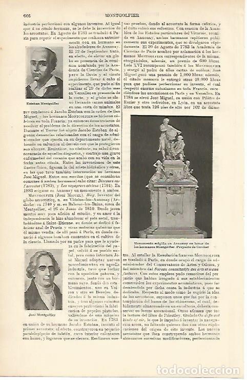 Cartoline: LAMINA ESPASA 8668: Esteban y Jose Montgolfier - Varios