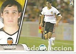 Postais: CROMO ALBUM LIGA DE FUTBOL 2007-2008: Vicente (no 70) Valencia C.F. - Varios