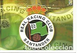 Postcards: CROMO 522 ALBUM LIGA DE FUTBOL 2007-2008: Escudo y Check List inicial Racing de Santander (no 163) -