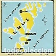 Postcards: CROMO COLECCION UNIVERSAL 2208: MAPA ISLAS FEROE. Numero 397 - Varios