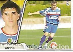 Postcards: CROMO ALBUM LIGA DE FUTBOL 2007-2008: P. Hernandez (no 158) Getafe F.C. - Varios