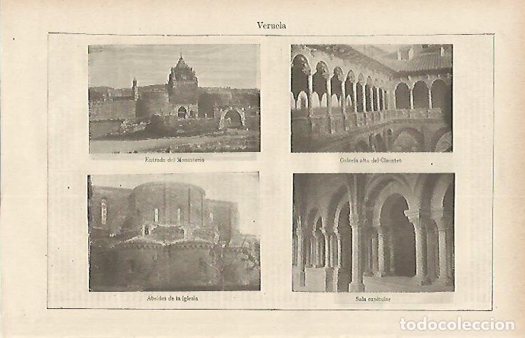 Postkarten: LAMINA DE ESPASA 224: Vistas de Veruela - Varios autores