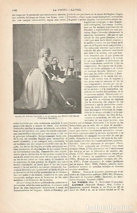 Postcards: LAMINA ESPASA 9074: Retrato de A. Lavoisier y su esposa por David - Varios