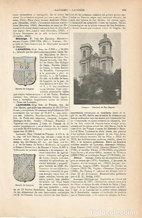 Postales: LAMINA ESPASA 8989: Catedral de San Mames Langres (Francia) - Varios