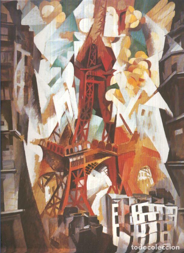 Postales: Lamina numero 57: Robert Delaunay: Campo de Marte. La Torre Eiffel Roja - Varios