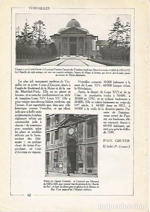 Postales: LAMINA 3728: VERSALLES. CAPILLA DE LYCEE HOCHE - Varios