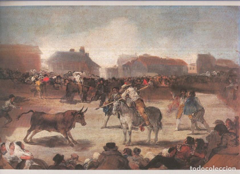 Postkarten: Lamina numero 77 Francisco de Goya: Toros en el pueblo - Varios