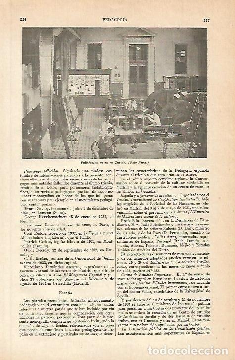 Postkarten: LAMINA ESPASA 803: Politecnico en Zurich Suiza - Varios autores