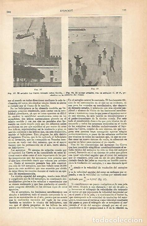 Postkarten: LAMINA ESPASA 830: El aviador Juan de la Cierva en Sevilla - Varios autores