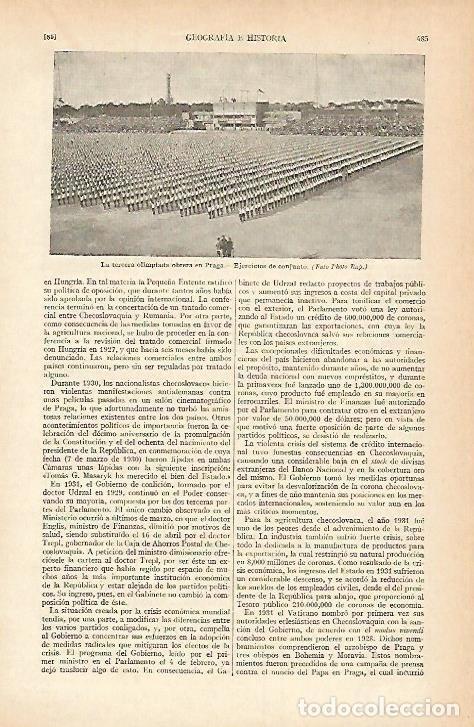 Postkarten: LAMINA ESPASA 791: Tercera Olimpiada obrera en Praga - Varios autores