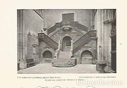 Postcards: LAMINA 2190: CATEDRAL BURGOS. Escalera de la Puerta de los Apostoles - Vicente Lamperez