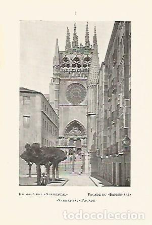 Postkarten: LAMINA 2221: CATEDRAL BURGOS. Fachada del Sarmental - Vicente Lamperez