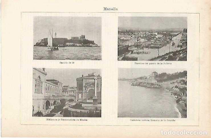 Postais: LAMINA ESPASA 1116: Imagenes de Marsella - Varios Autores