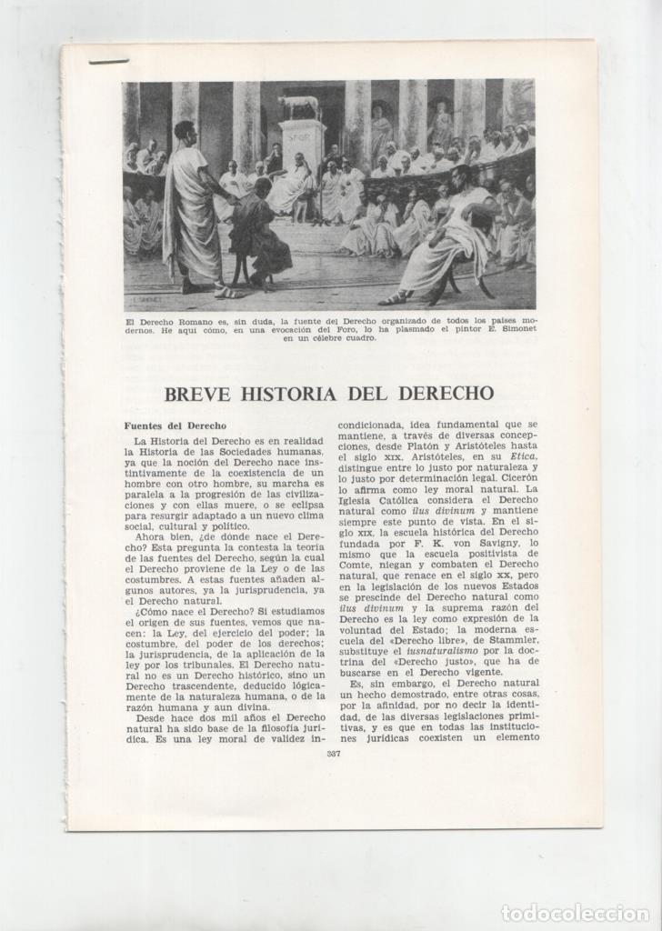 Postales: Breve historia del derecho - Varios - Foto 2
