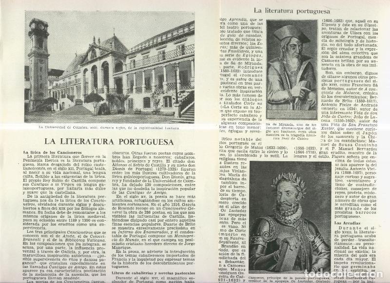 Cartes Postales: La literatura portuguesa - Varios