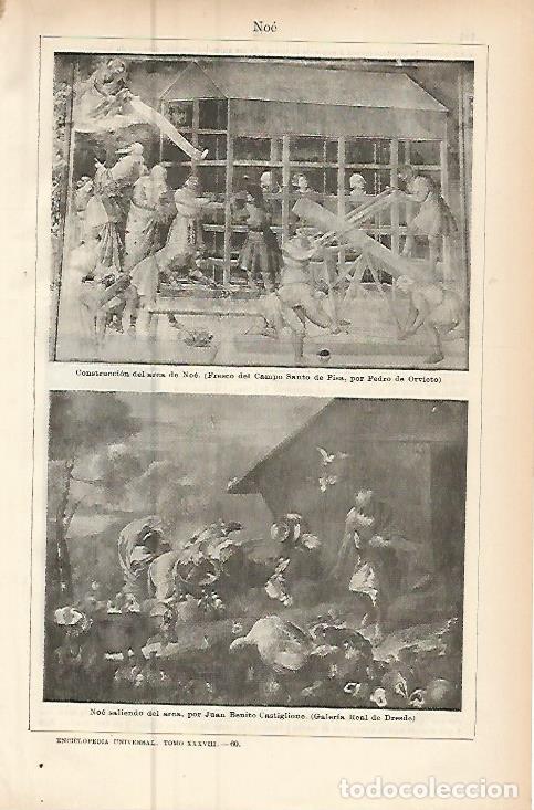 Postcards: LAMINA ESPASA 9521: Obras representando a Noe - Varios