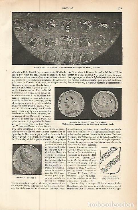 Postkarten: LAMINA ESPASA 9449: Capa pluvial del papa Nicolas IV - Varios