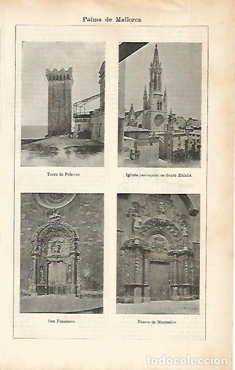 Postais: LAMINA ESPASA 1498: Imagenes de Palma de Mallorca - Varios Autores
