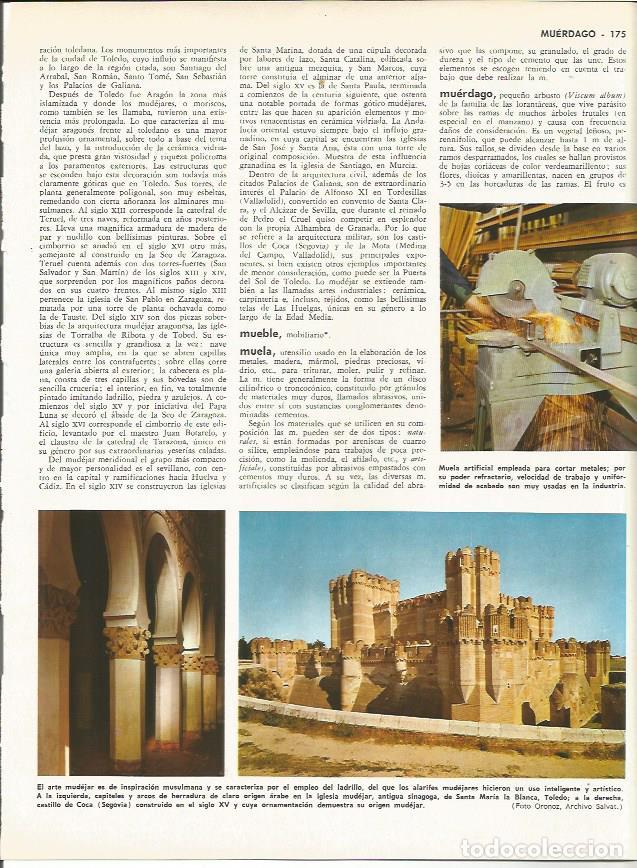 Postais: LAMINA MONITOR 0032: CASTILLO DE COCA EN SEGOVIA. SANTA MARIA LA BLANCA EN TOLEDO - Varios