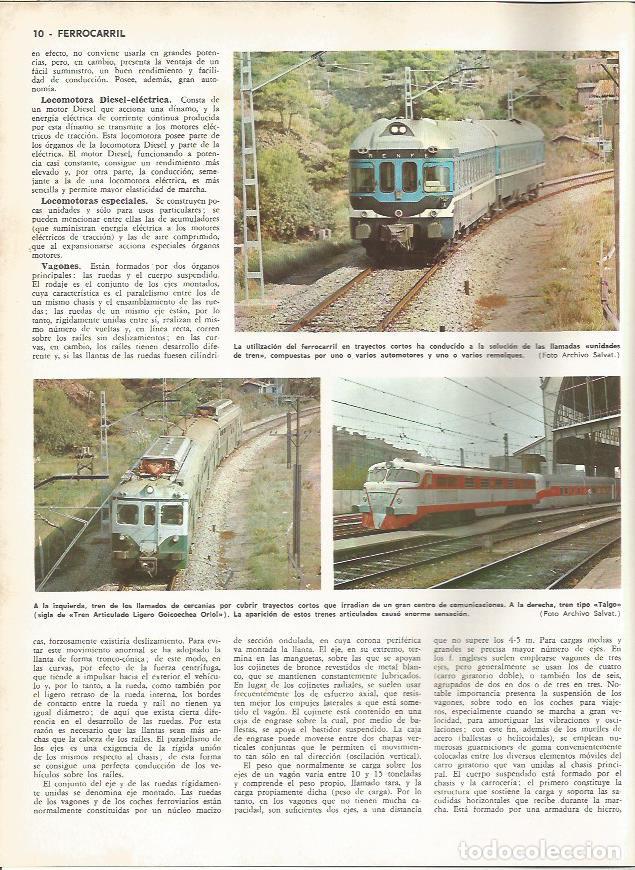 Postales: LAMINA MONITOR 0145: TRENES ARTICULADOS. TALGO - Varios