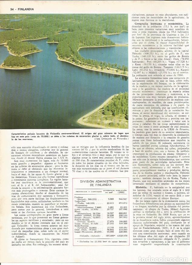 Postkarten: LAMINA MONITOR 0154: PAISAJE DE FINLANDIA - Varios