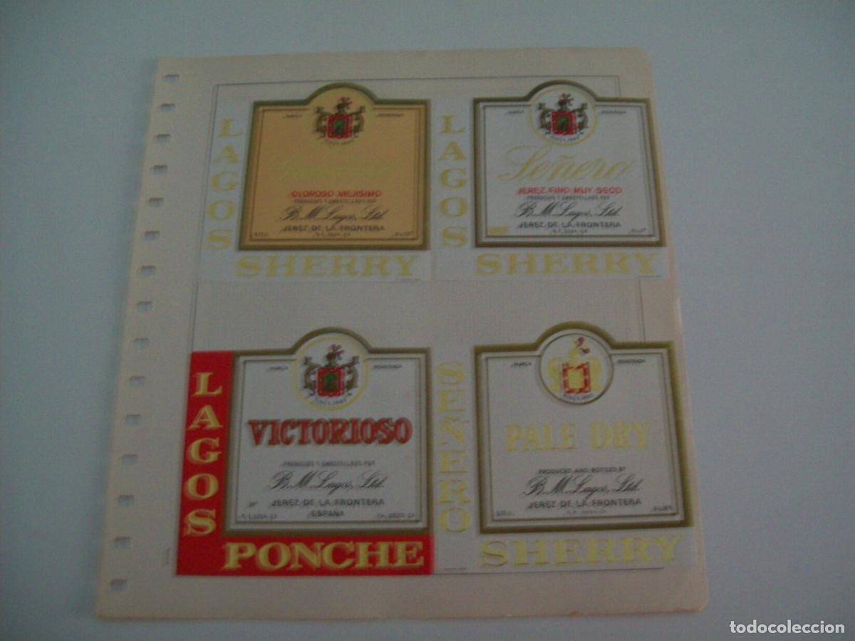 Postcards: ETIQUETA LICOR 2226: Lagos Sherry Se&ntilde;ero Victorioso Pale Dry Se&ntilde;ero - Varios