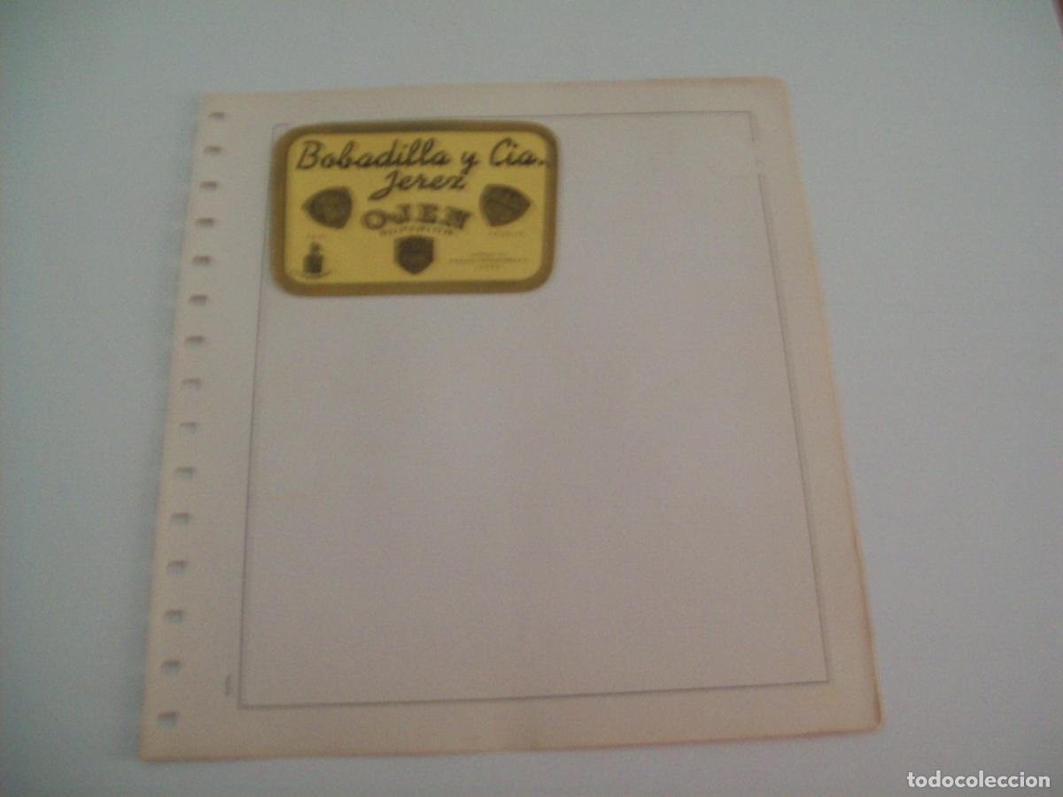 Postcards: ETIQUETA LICOR 2246: Jereez Ojen Bobadilla - Varios