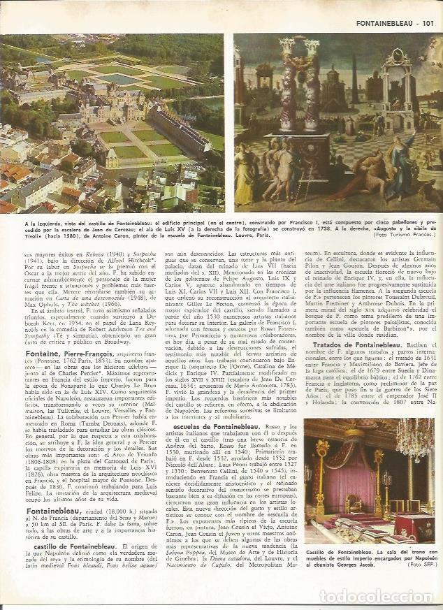 Postcards: LAMINA MONITOR 0162: CASTILLO DE FONTAINEBLEU. AUGUSTO Y LA SIBILA DE TIVOLI POR CARON - Varios