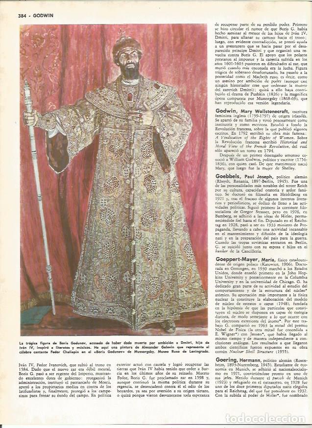 Postcards: LAMINA MONITOR 0237: FEDOR CHALIAPIN REPRESENTANDO A BORIS GODUNOV - Varios