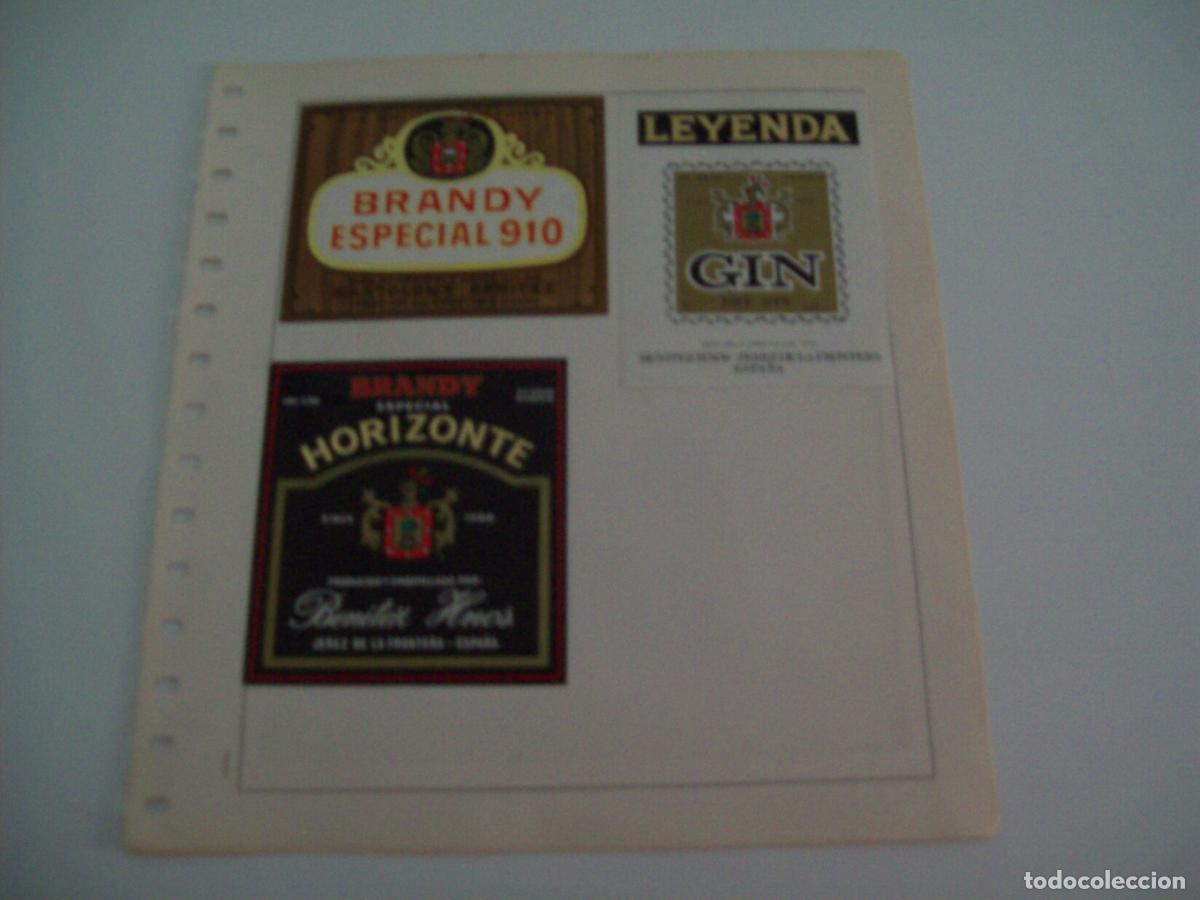 Postcards: ETIQUETA LICOR 2229: Brandy 910 Leyenda Horizonte - Varios