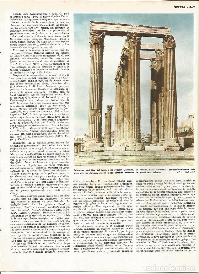 Postkarten: LAMINA MONITOR 0263: TEMPLO DE JUPITER OLIMPICO EN ATENAS - Varios