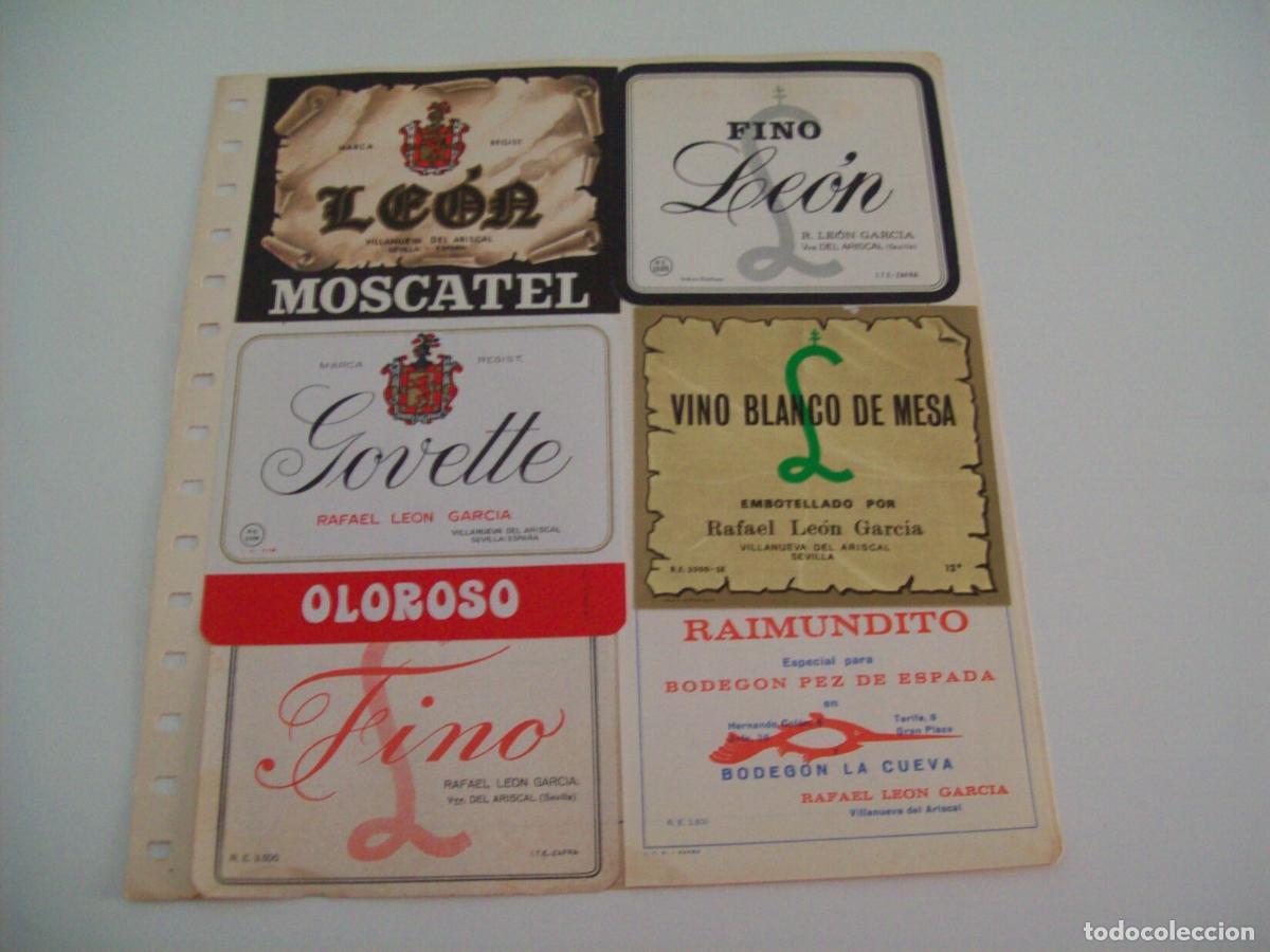 Postcards: ETIQUETA LICOR 2288: Licores de Bodegas Rafael Leon Garcia - Varios