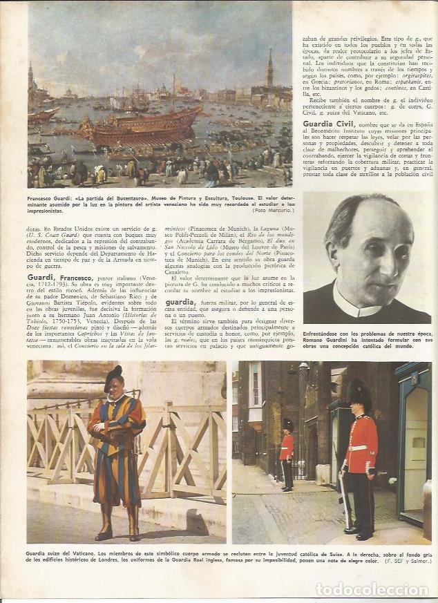 Postales: LAMINA MONITOR 0275: LA PARTIDA DEL BUCENTAURO POR GUARDI. GUARDIA SUIZA DEL VATICANO - Varios