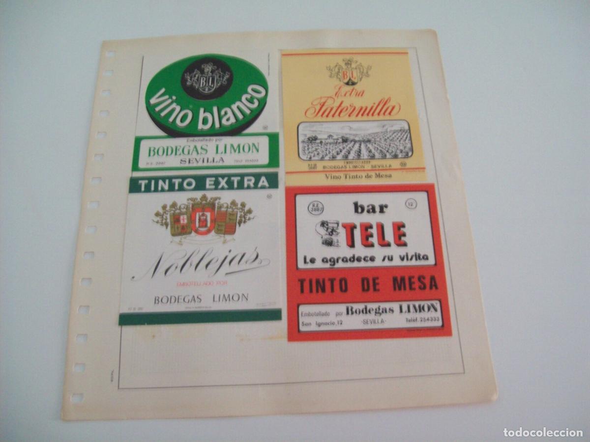Postcards: ETIQUETA LICOR 2296: Bodegas Limon - Varios