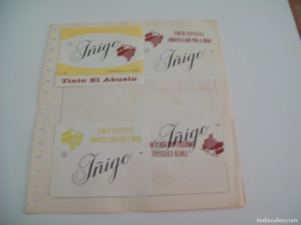 Postcards: ETIQUETA LICOR 2294: Bodegas I&ntilde;igo - Varios