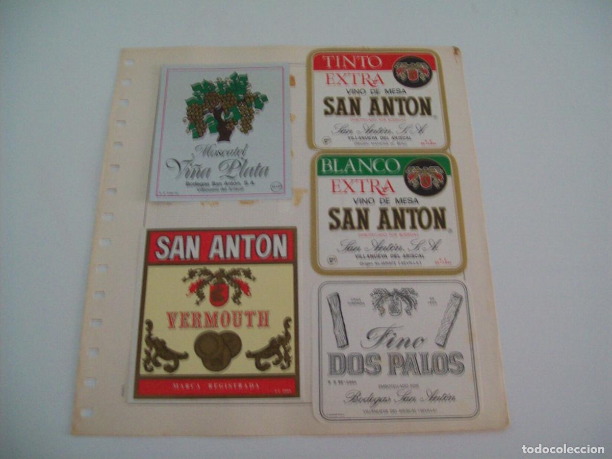 Postcards: ETIQUETA LICOR 2281: Moscatel Vi&ntilde;a Plata San Anton - Varios