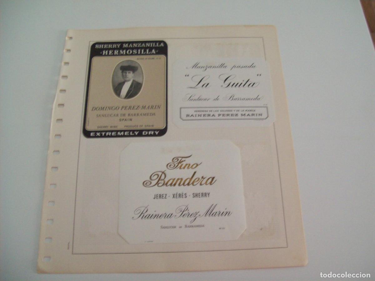 Postcards: ETIQUETA LICOR 2310: Manzanilla Hermosilla Fino Bandera - Varios