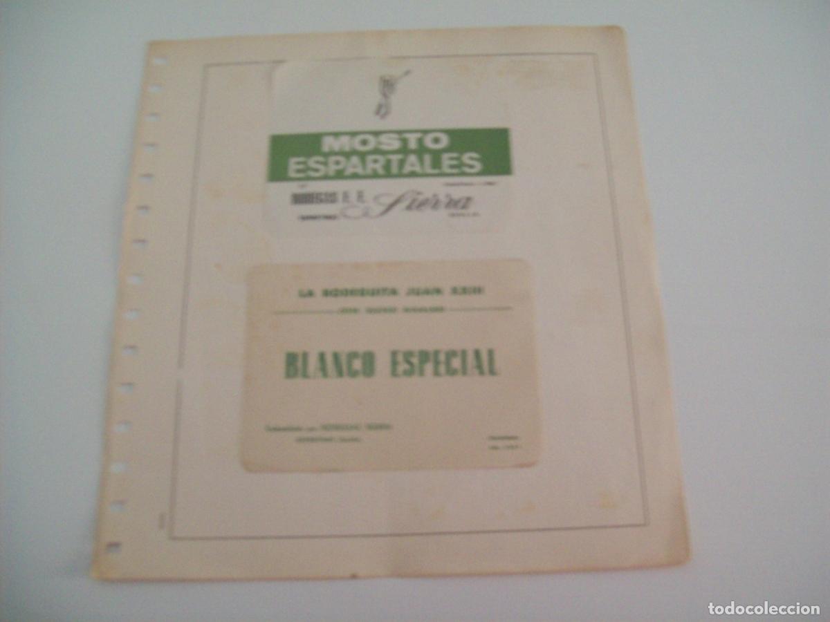 Postcards: ETIQUETA LICOR 2298: Mosto Espartales - Varios