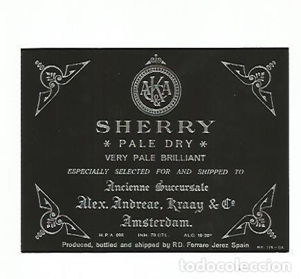 Postcards: ETIQUETA 2334: Sherry AKA - Varios