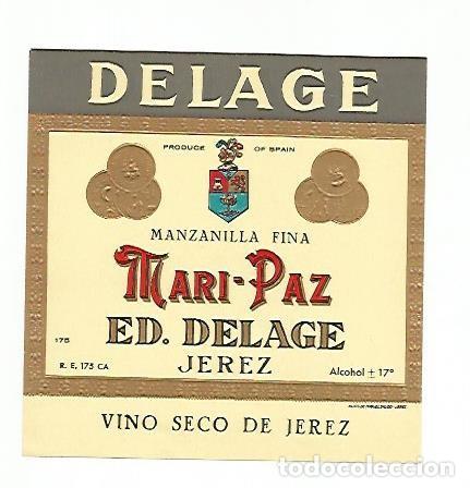 Postcards: ETIQUETA 2332: Manzanilla Mari-Paz - Varios